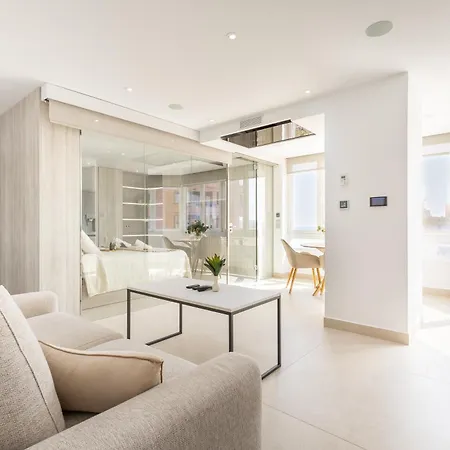 Luxury Beachfront Suite Palmeras For 2 - Happy Rentals Lägenhet Fuengirola