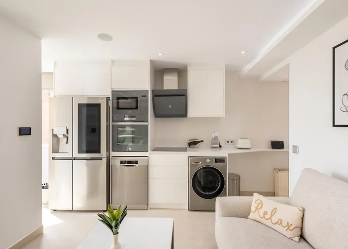 Lägenhet Luxury Beachfront Suite Palmeras For 2 - Happy Rentals Fuengirola