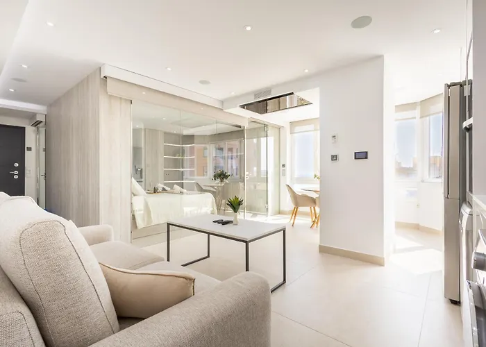 Luxury Beachfront Suite Palmeras For 2 - Happy Rentals Appartement Fuengirola